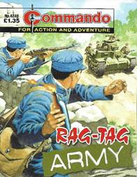 A cover of a magazine with soldiers and tanks

Description automatically generated