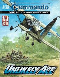 A magazine cover with a plane flying over a tank

Description automatically generated