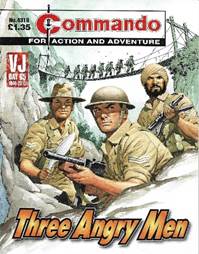 A cover of a magazine with soldiers holding guns

Description automatically generated