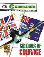 A magazine cover with a plane and flags

Description automatically generated